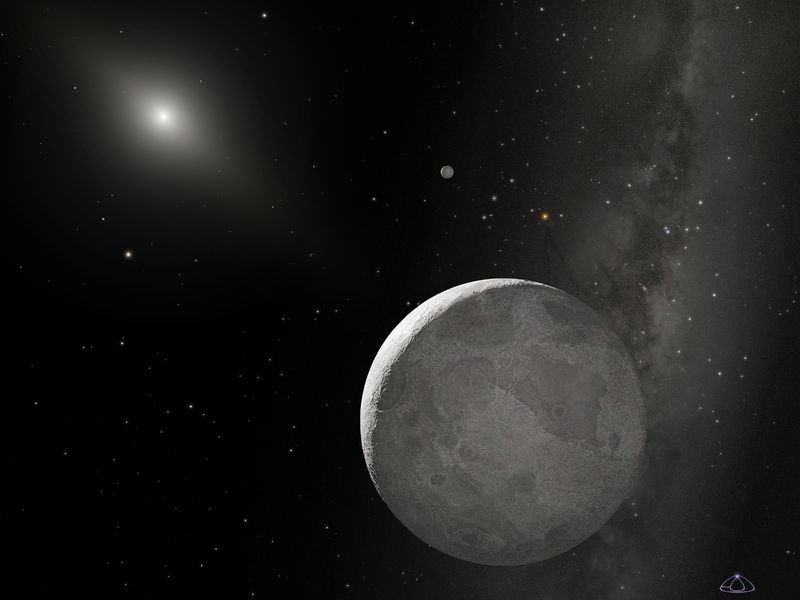 Eris is more massive than Pluto but not as big